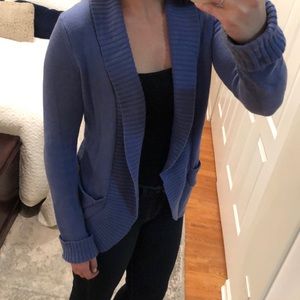 Silence + Noise blue cardigan